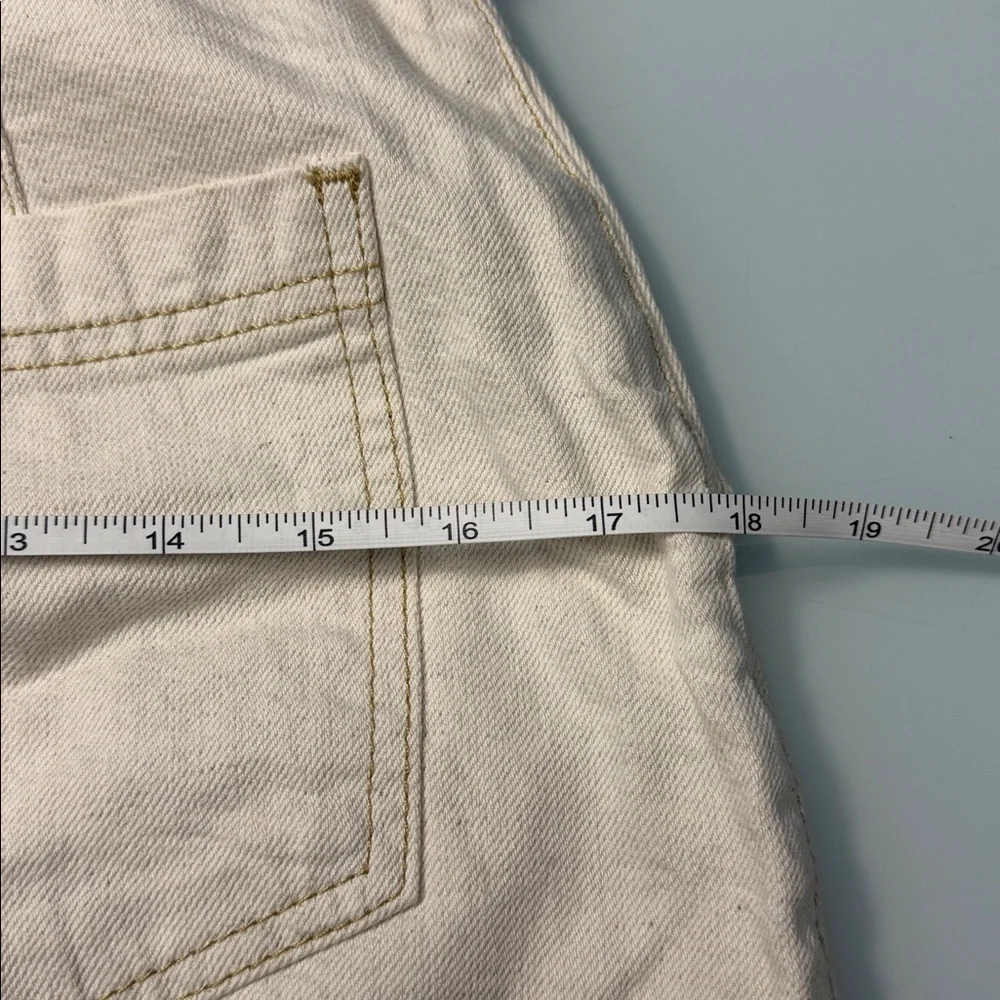 Free People Paperbag Waist Denim Skirt